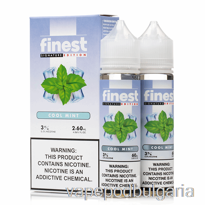 Vape Bulgaria Cool Mint - The Finest Signature Edition - 120ml 6mg